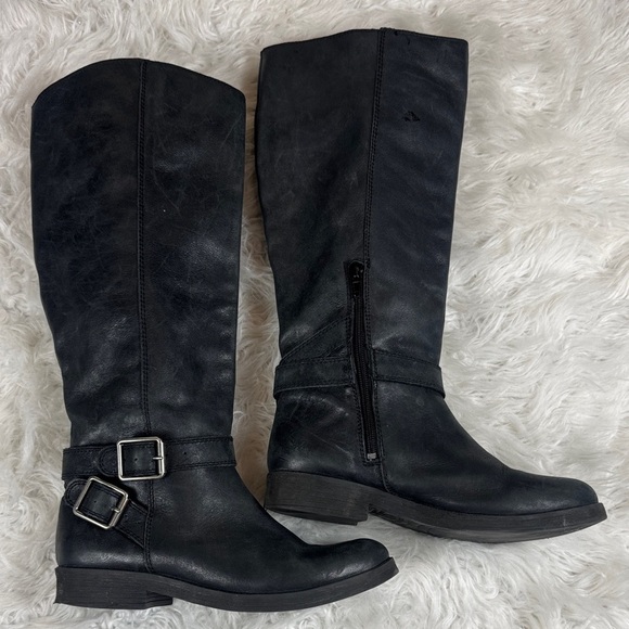 Lucky Brand Shoes - Lucky Brand Black Leather Riding Boots size 7.5M